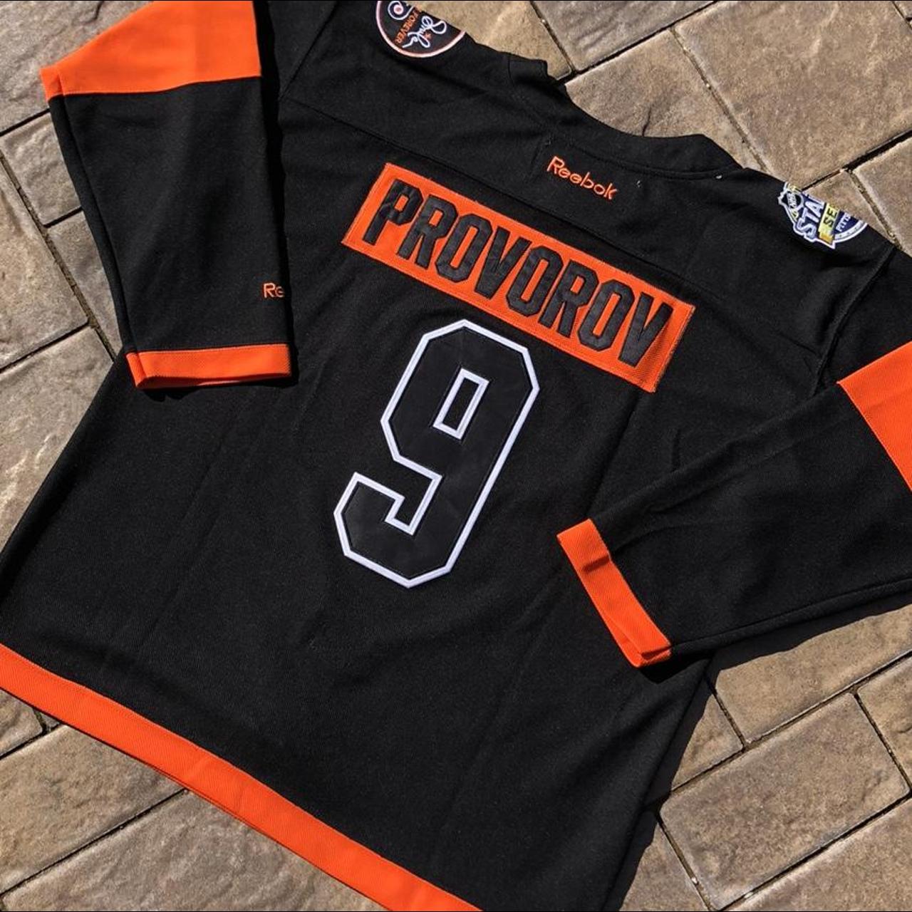 2017 Ivan Provorov Philadelphia Flyers Stadium Series Reebok NHL