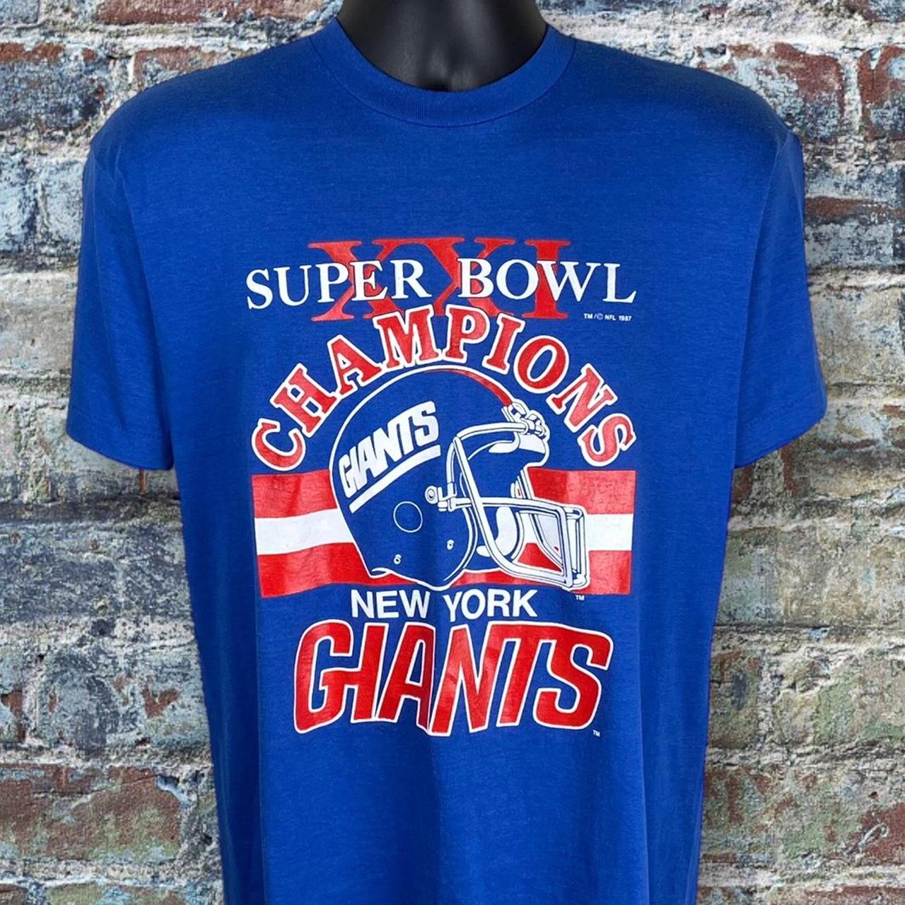 New York Giants Vintage Nfl Football T Shirt Made in the USA 