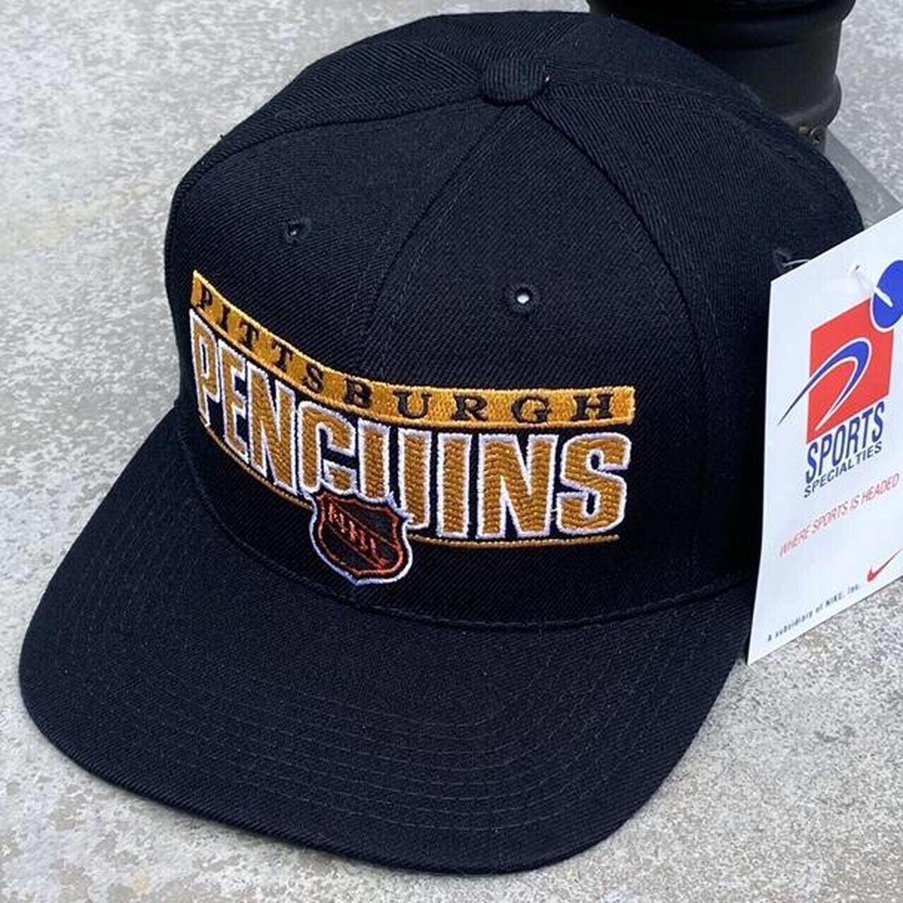 Vintage Pittsburgh Penguins Sports Specialties Script Snapback