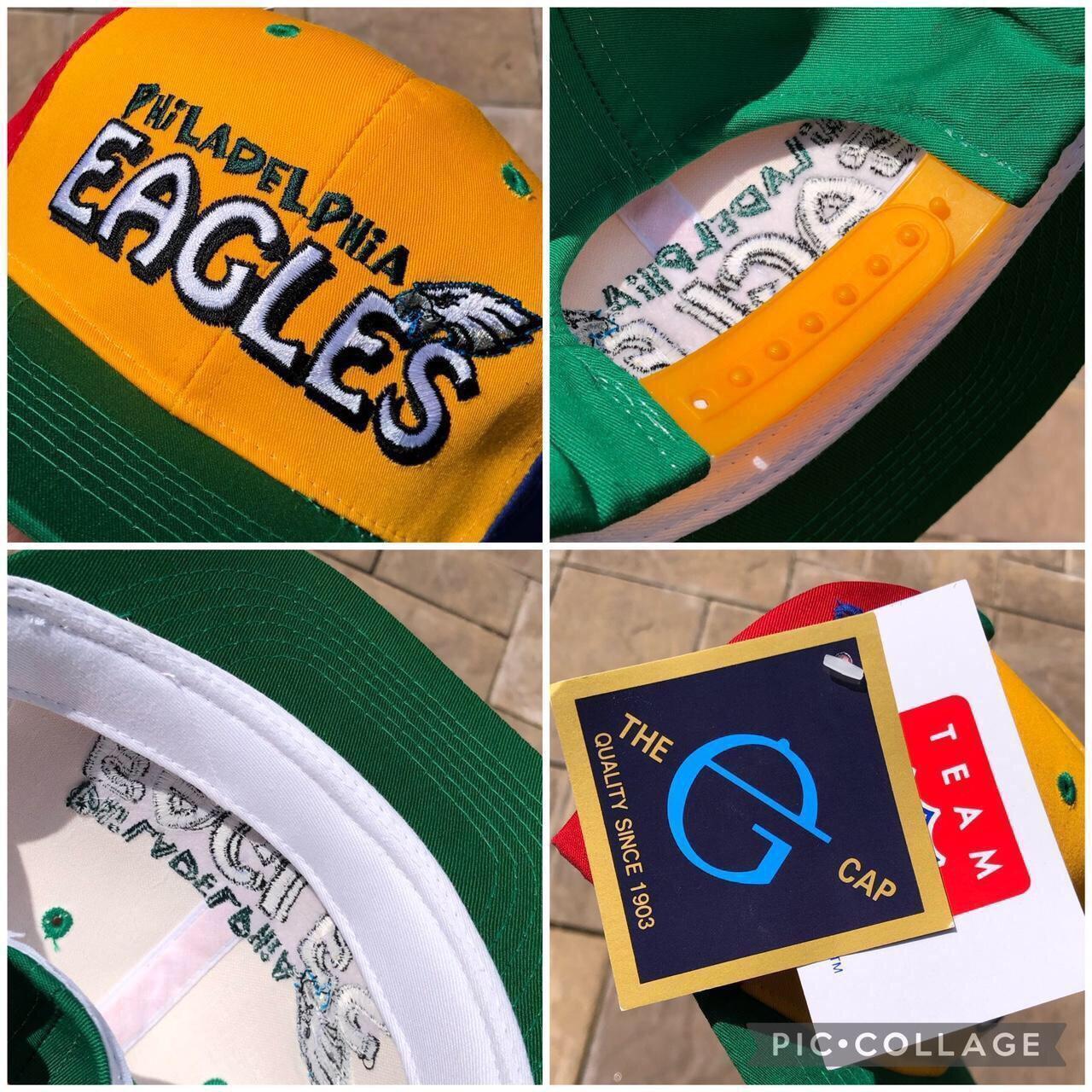 Philadelphia Eagles NFL Vintage 90's AJD Spell Out - Depop