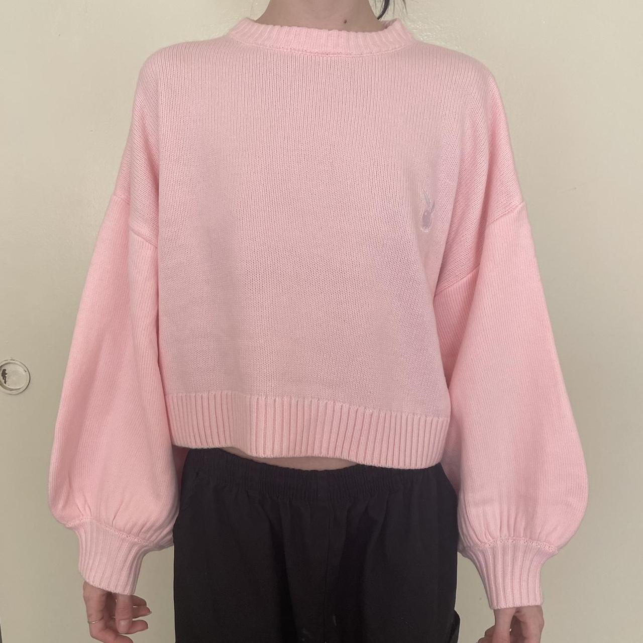 Missguided pink outlet jumper