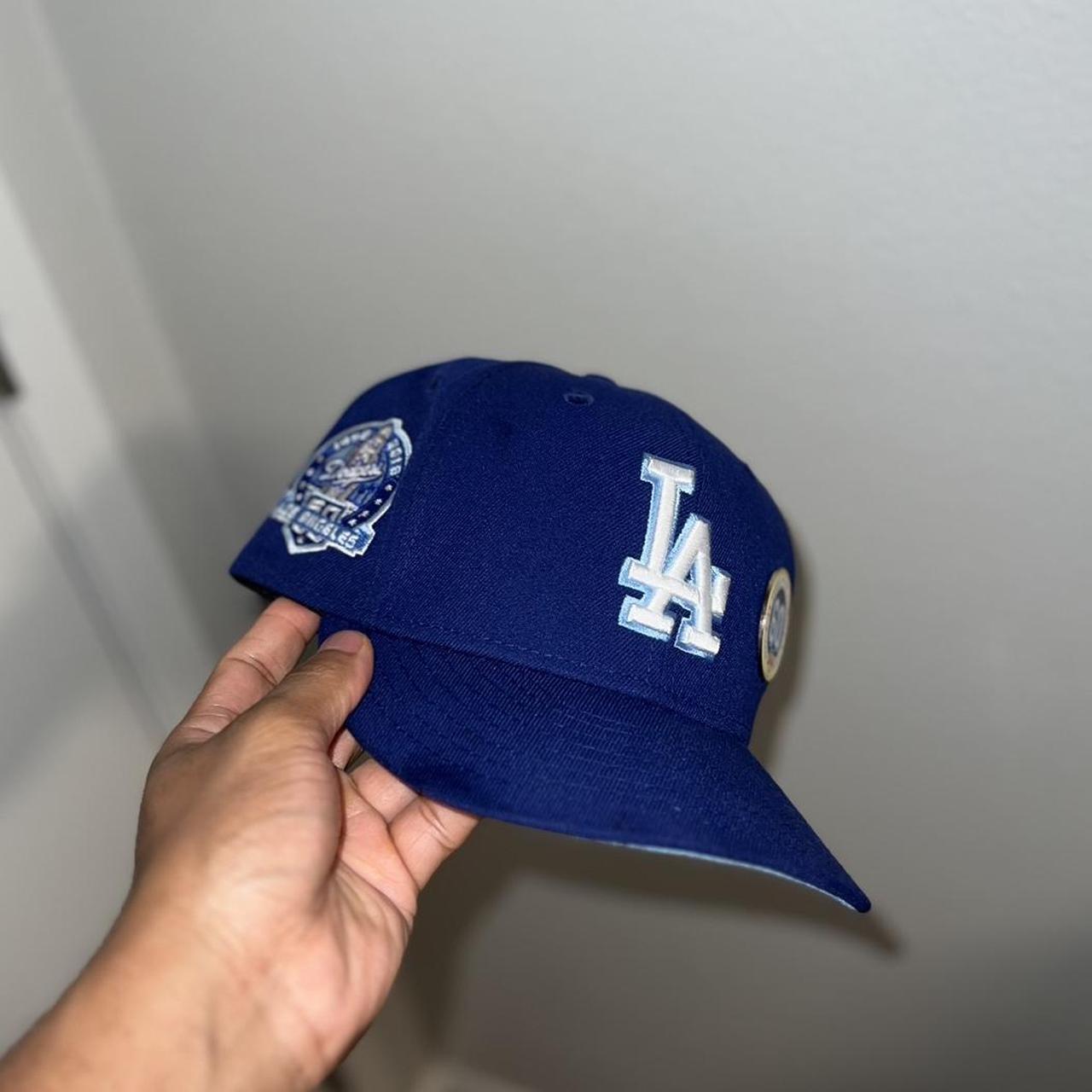 classic LA Dodger new era fitted cap size 7 - Depop