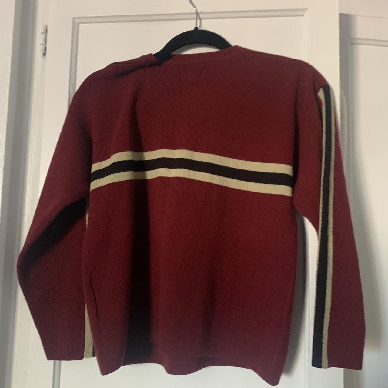 Union Bay Women's Red and Burgundy Jumper | Depop