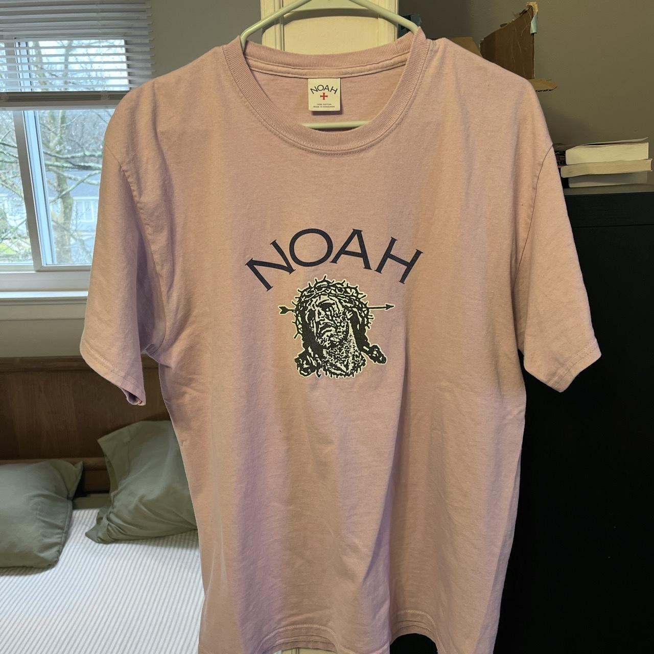 Online Jesus Piece hardcore band x Noah clothing collaboration t-shirt lavender size S