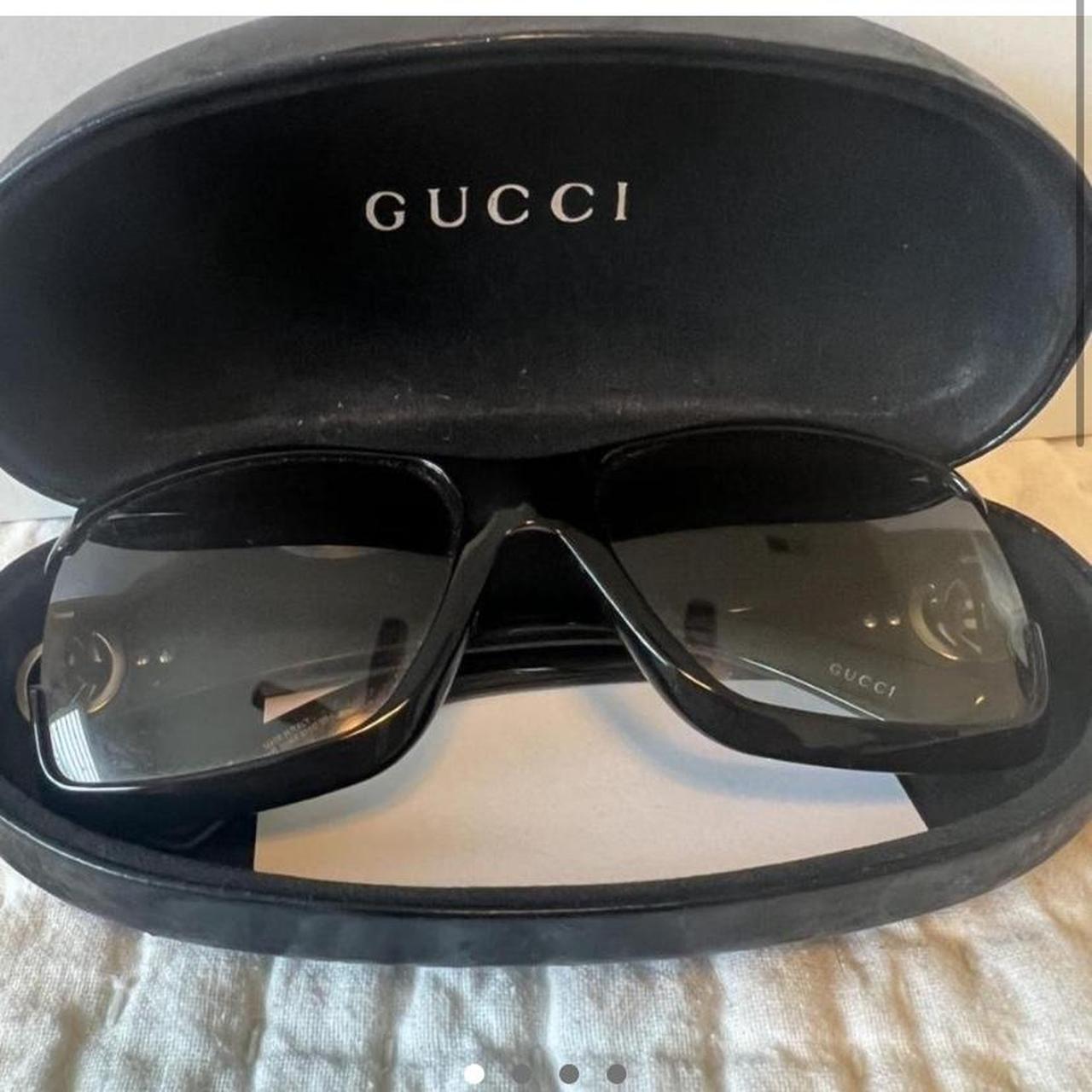 gucci women's black sunglasses