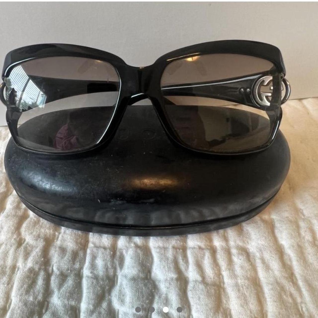 gucci women's black sunglasses