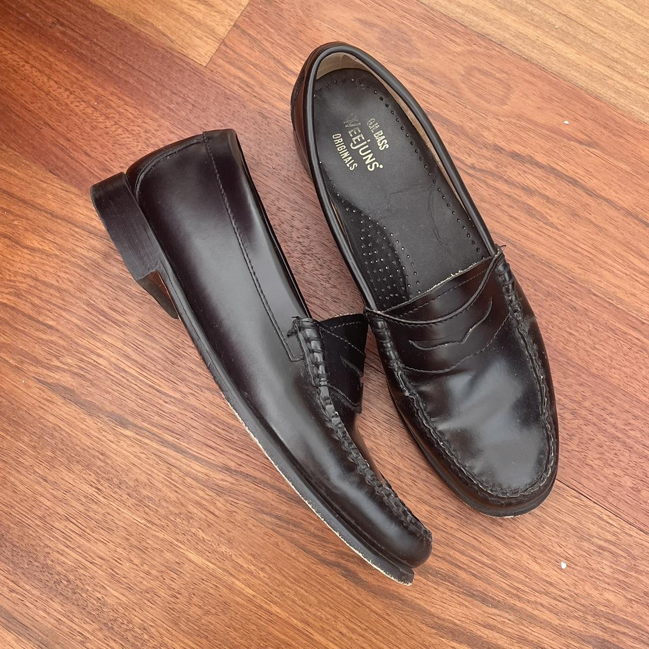 Bass black penny on sale loafers