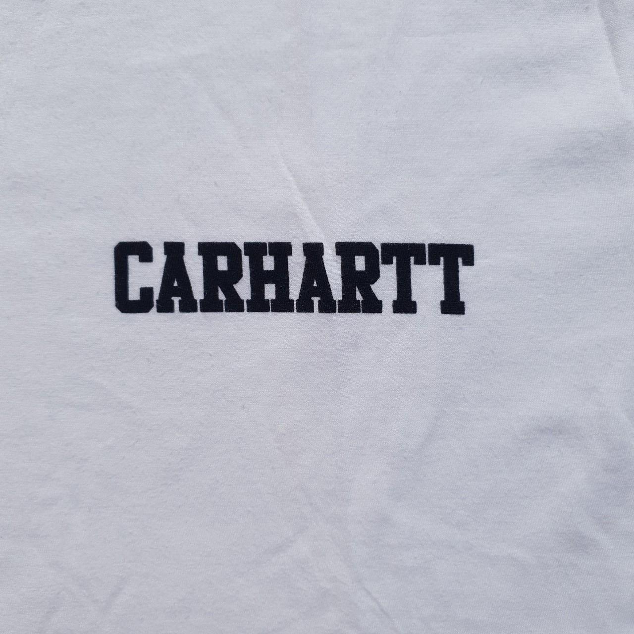 : Carhartt Work In Progress WIP College Script Logo... - Depop