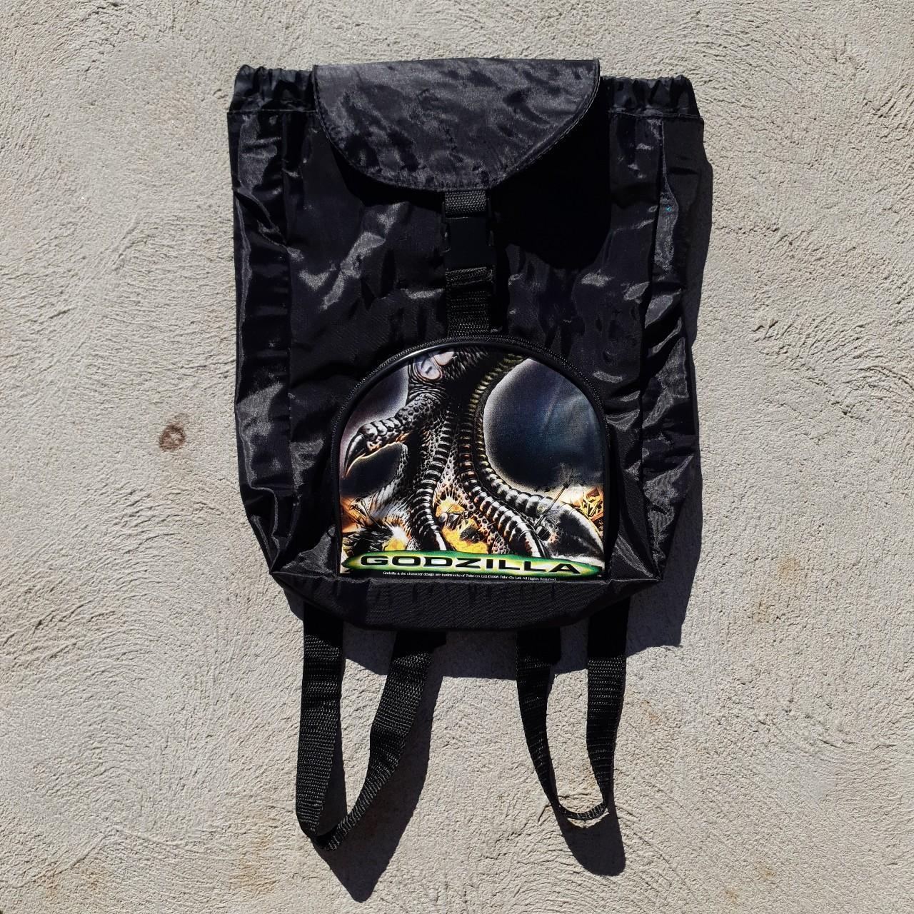 Vintage Godzilla Movie Small Backpack Bag 1998 | Depop