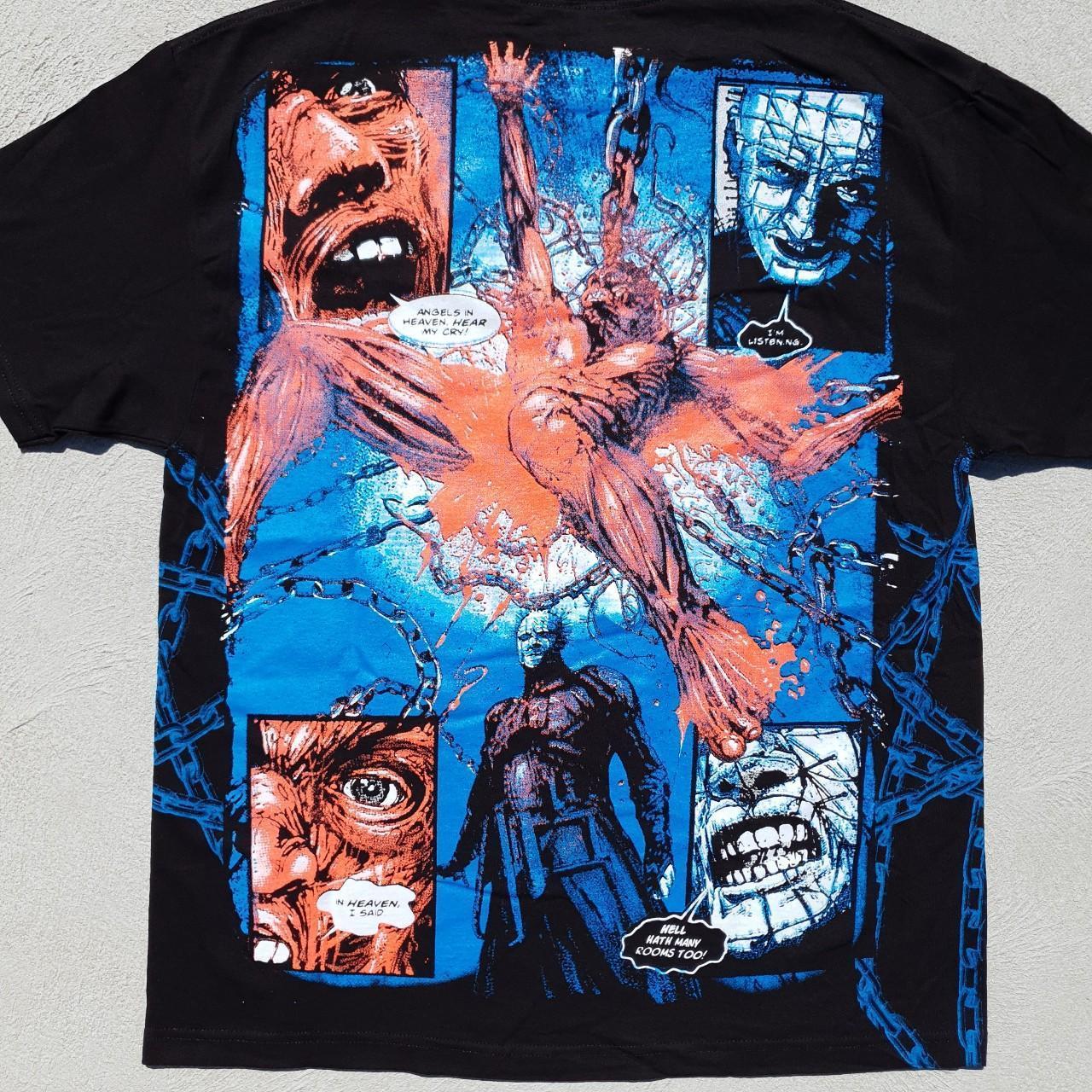 【Raucohouse】Hell hand printing over t-shirt Vintage Senior T Shirt 1976 Roach Go to Hell World! I'm a