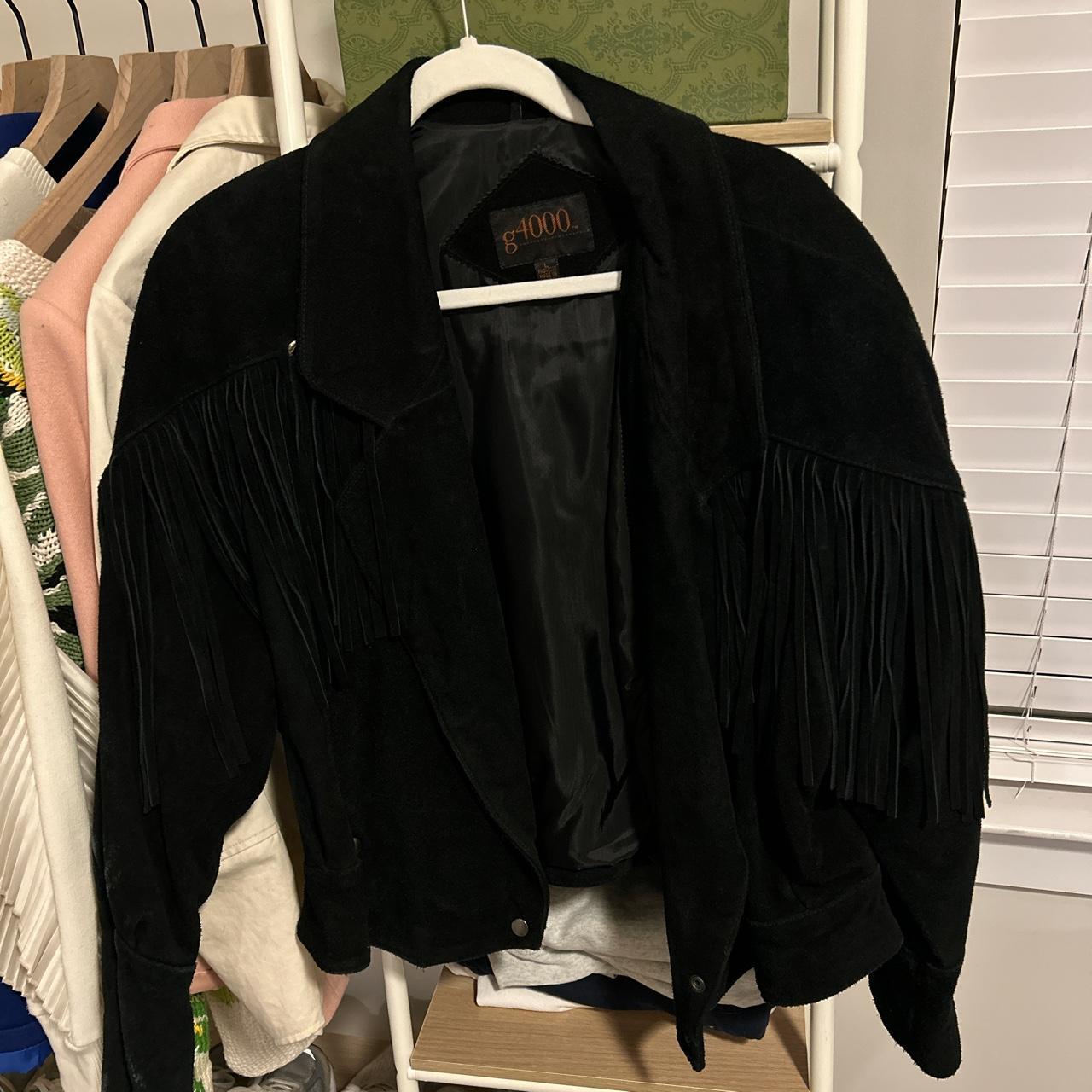 Reclaimed Vintage Women's Black Jacket | Depop