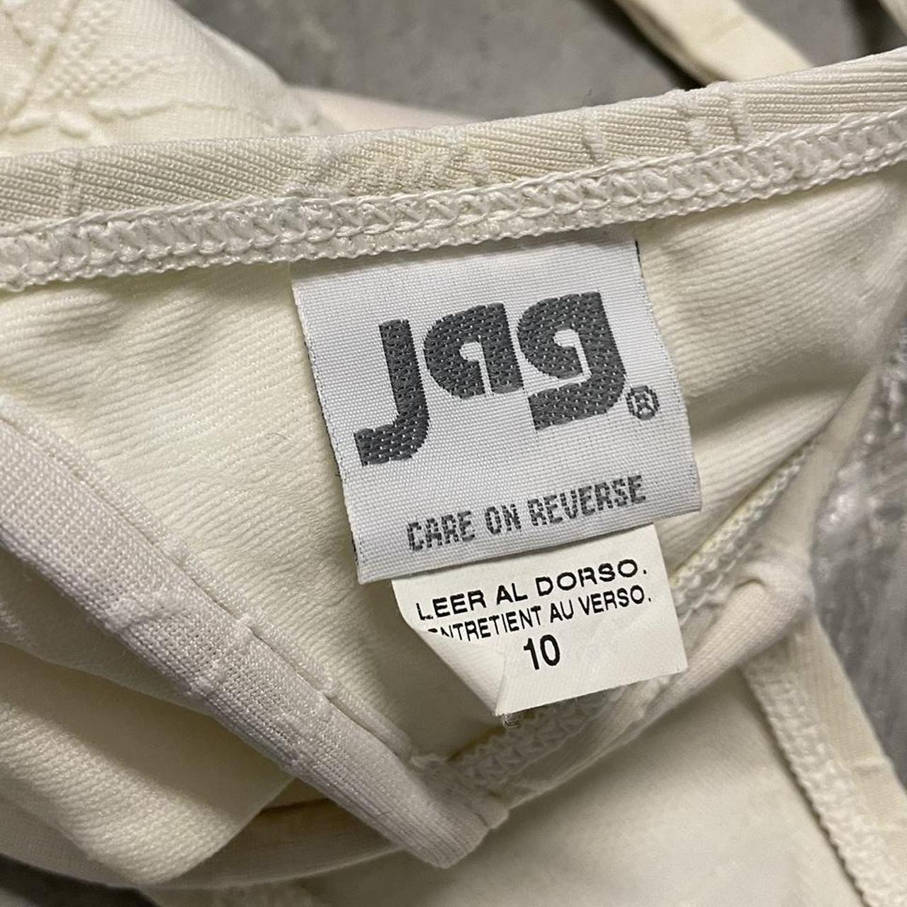 JAG Women's White Bikiniandtankinitops Depop