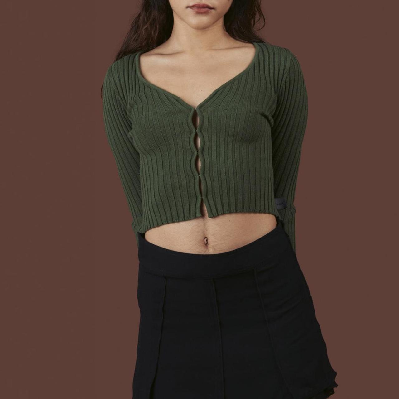 UNIF wink top Green Size small but runs very small... Depop