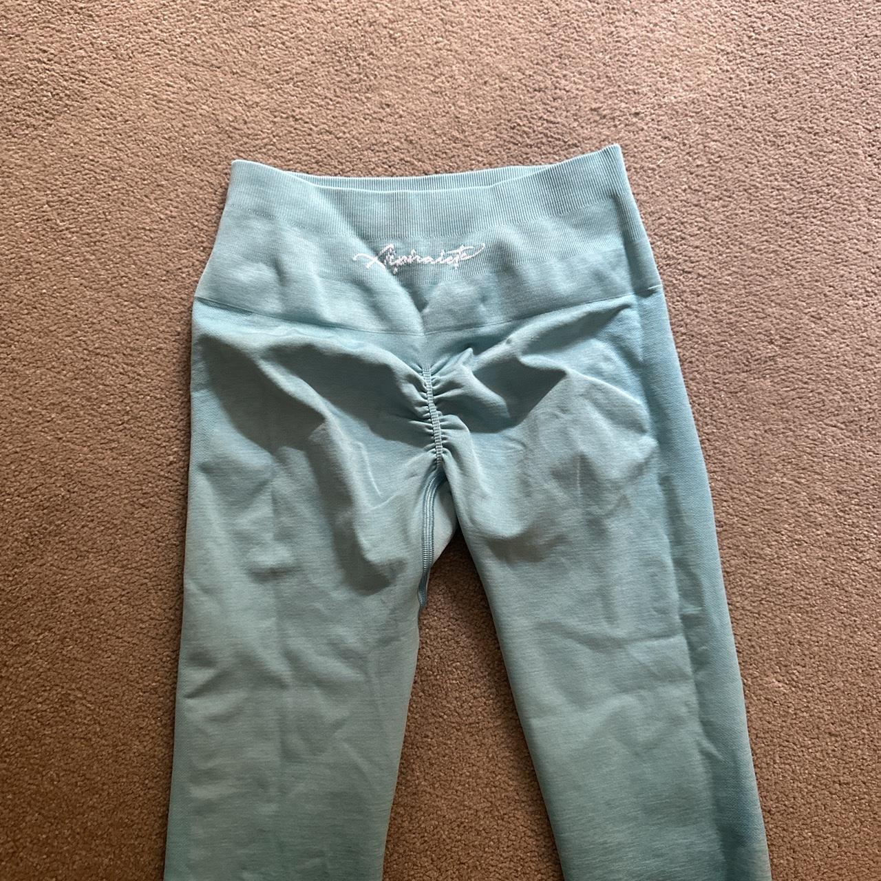 Alphalete amplify blue ombré scrunch leggings Depop