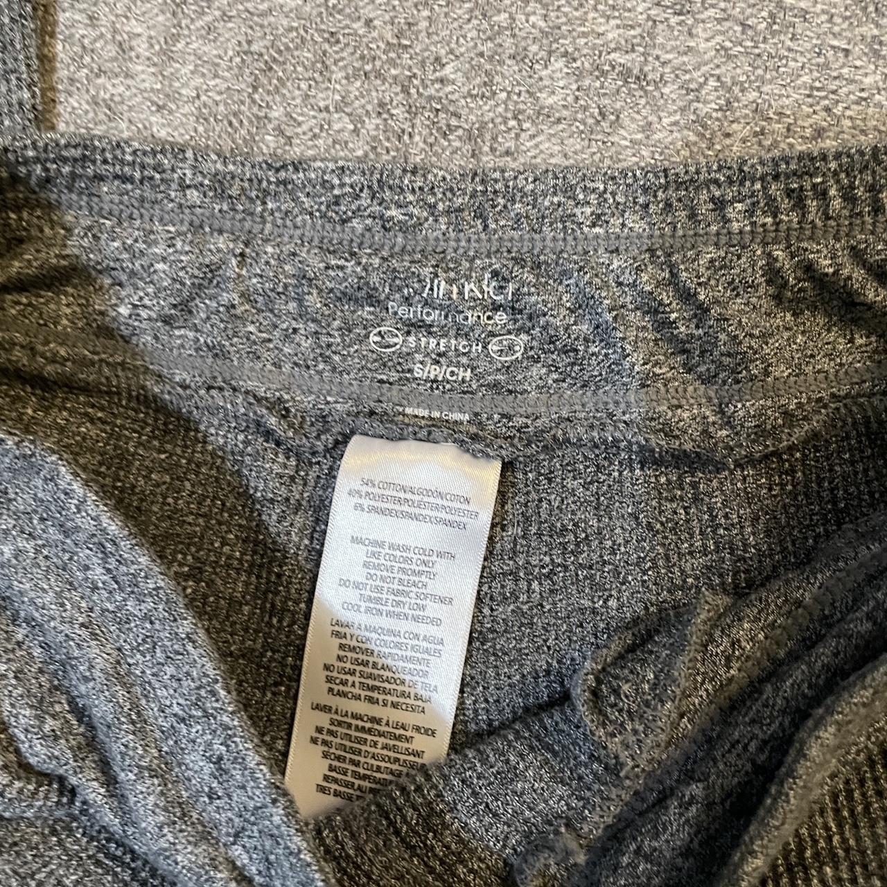 Dark gray Calvin Klein sweats wide leg size... - Depop