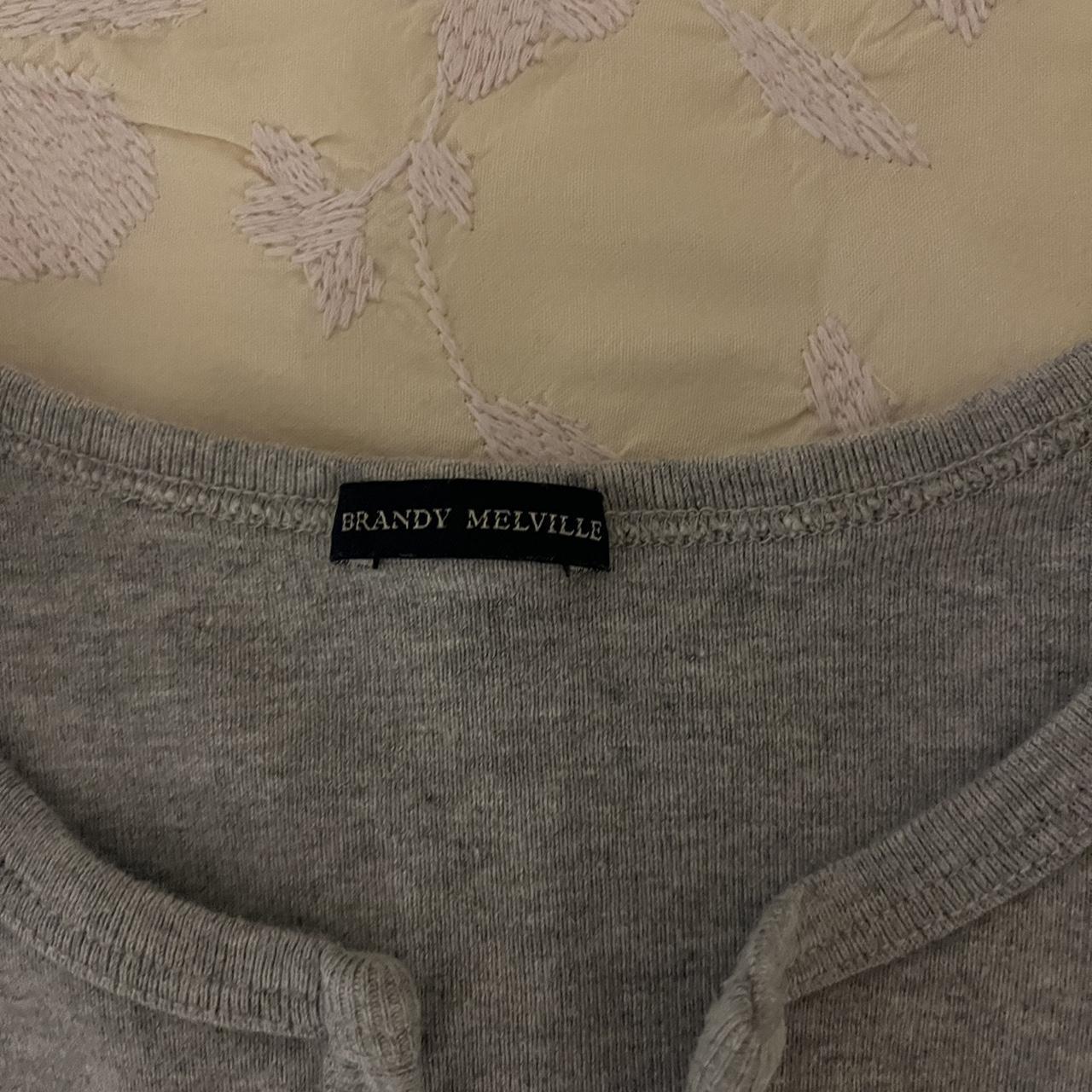 Brandy grey t shirt brandymelville tshirt... Depop