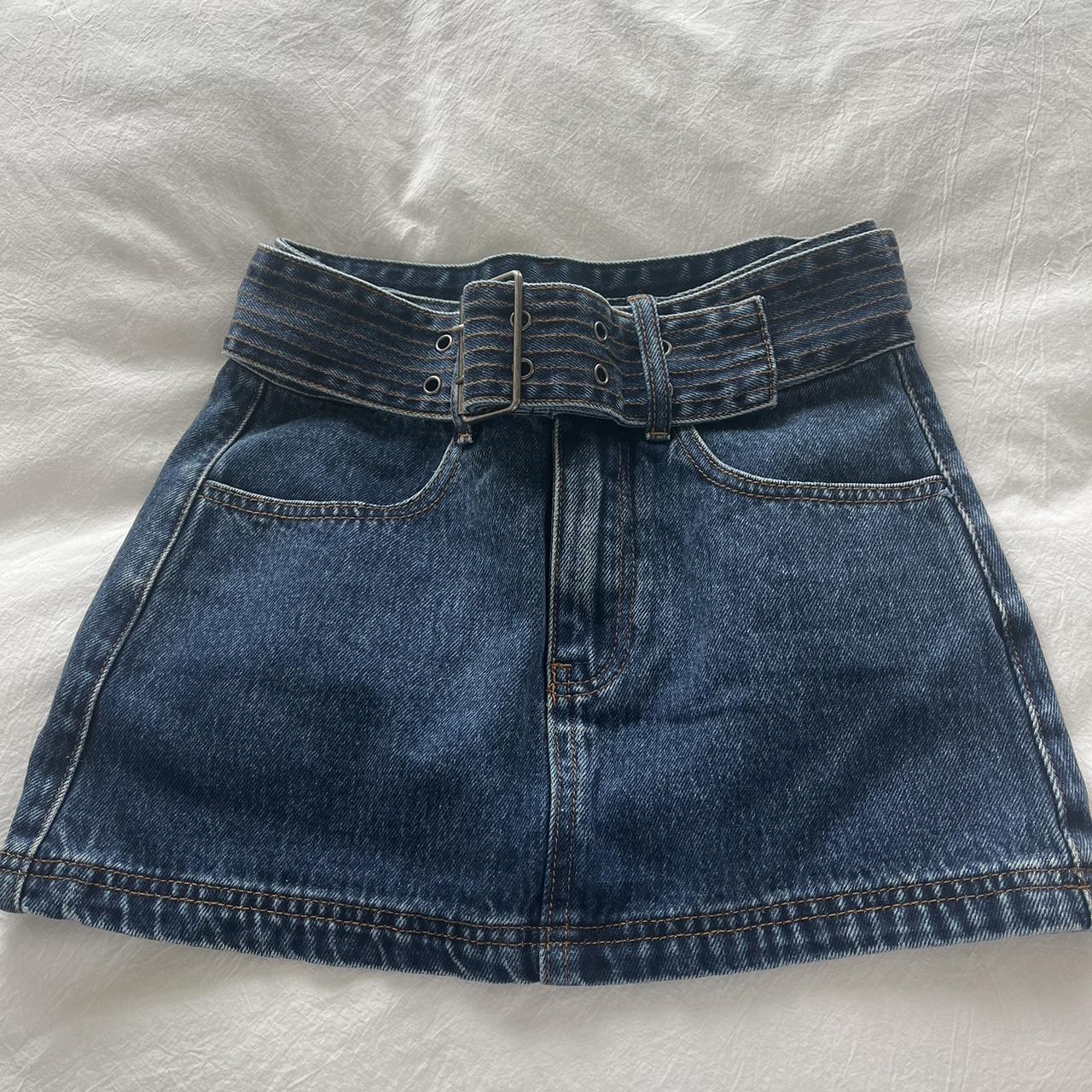 REPOP Glassons Denim Skirt Never Worn Just Dont Depop