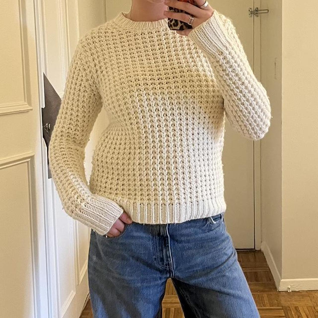 ACNE STUDIOS selling WOVEN SWEATER SMALL