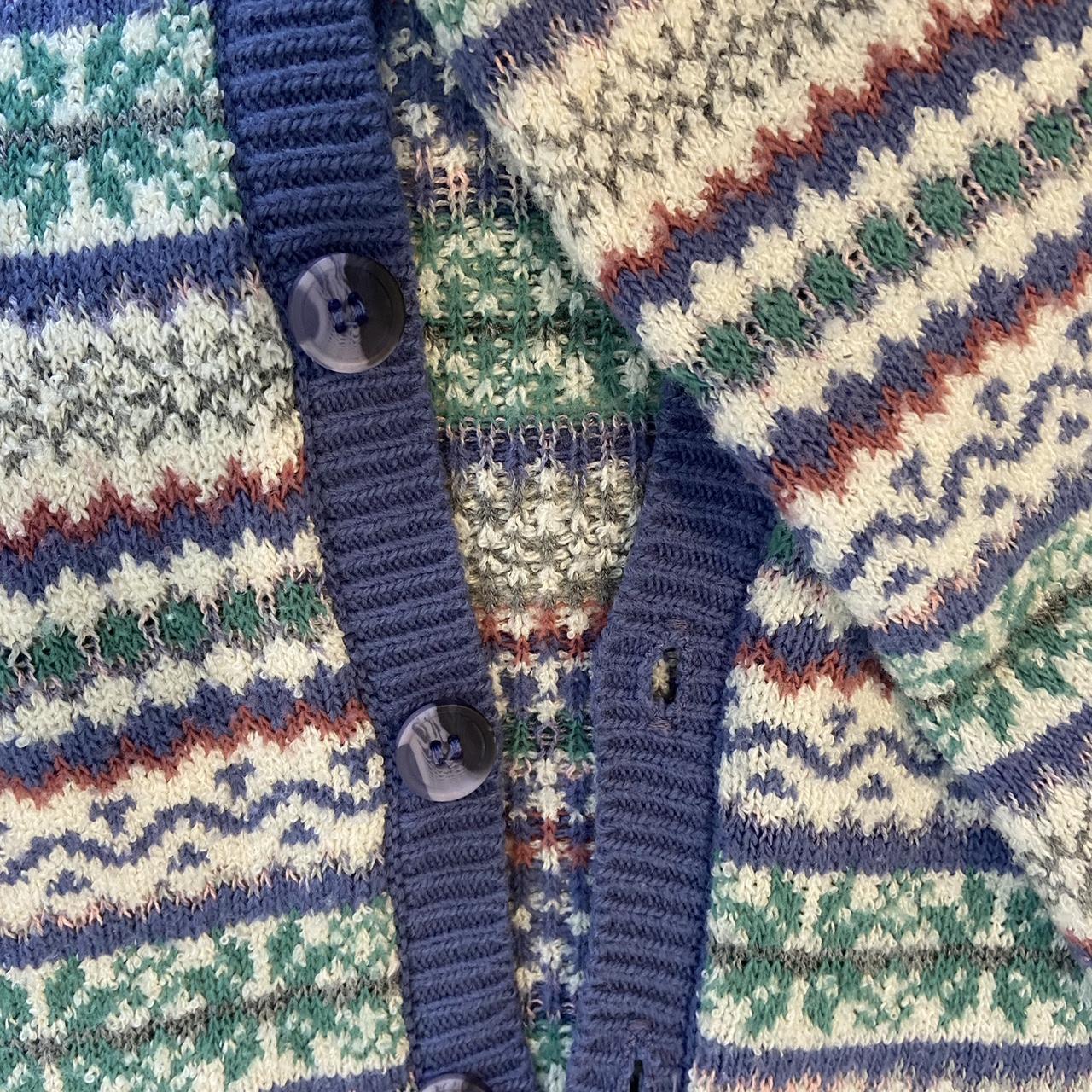 vintage alfred dunner cardigan marked as large but - Depop