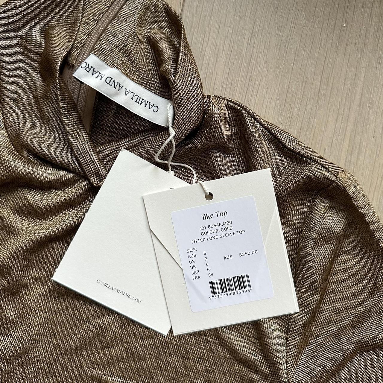 Camilla and Marc Women's Gold Shirt (3)