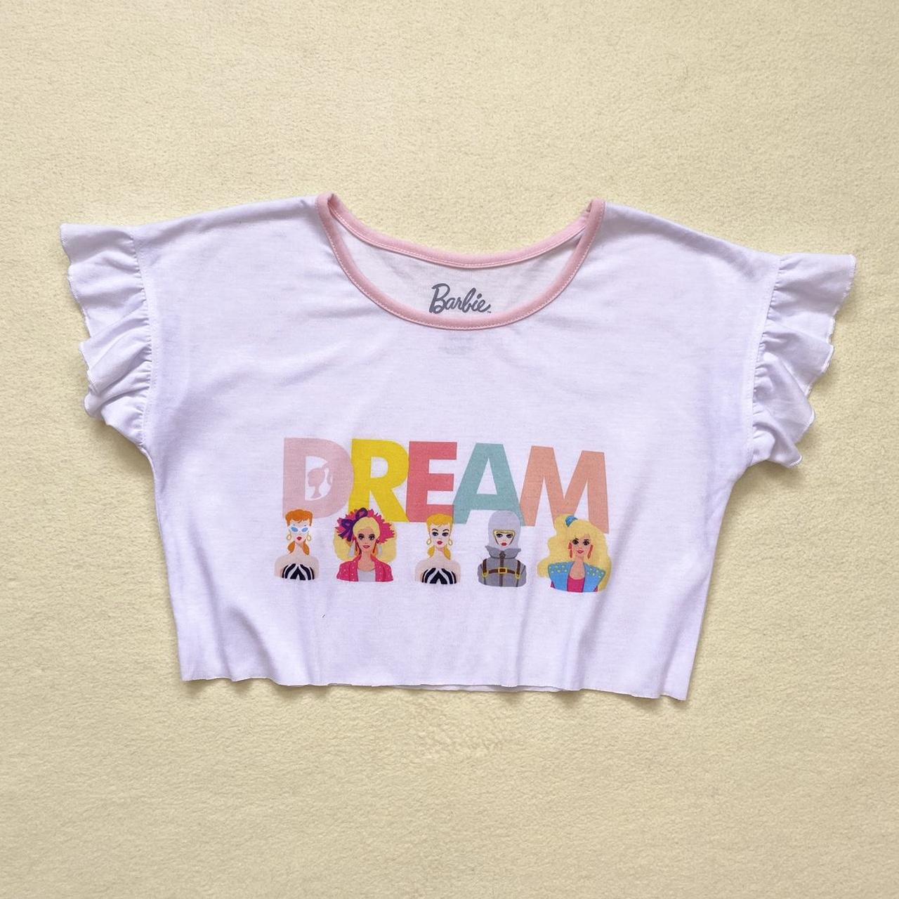 Barbie Women's multi Crop-top | Depop