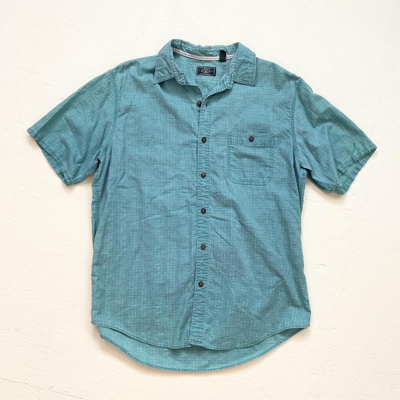 G.H. Bass & Co. Button Up Short Sleeve Shirt, Size - Depop