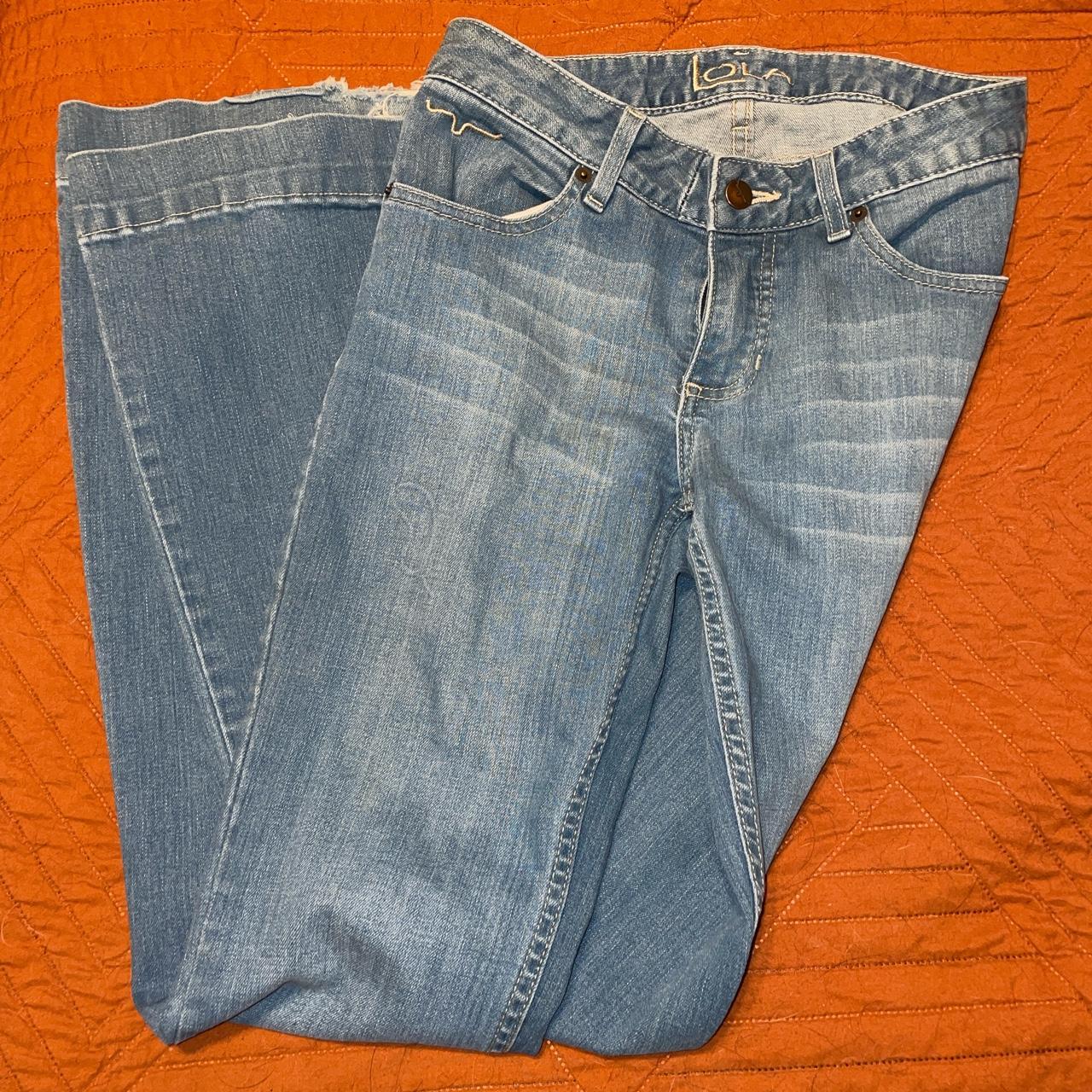 Lola Kimes Ranch jeans size 2/32 in medium wash.... Depop