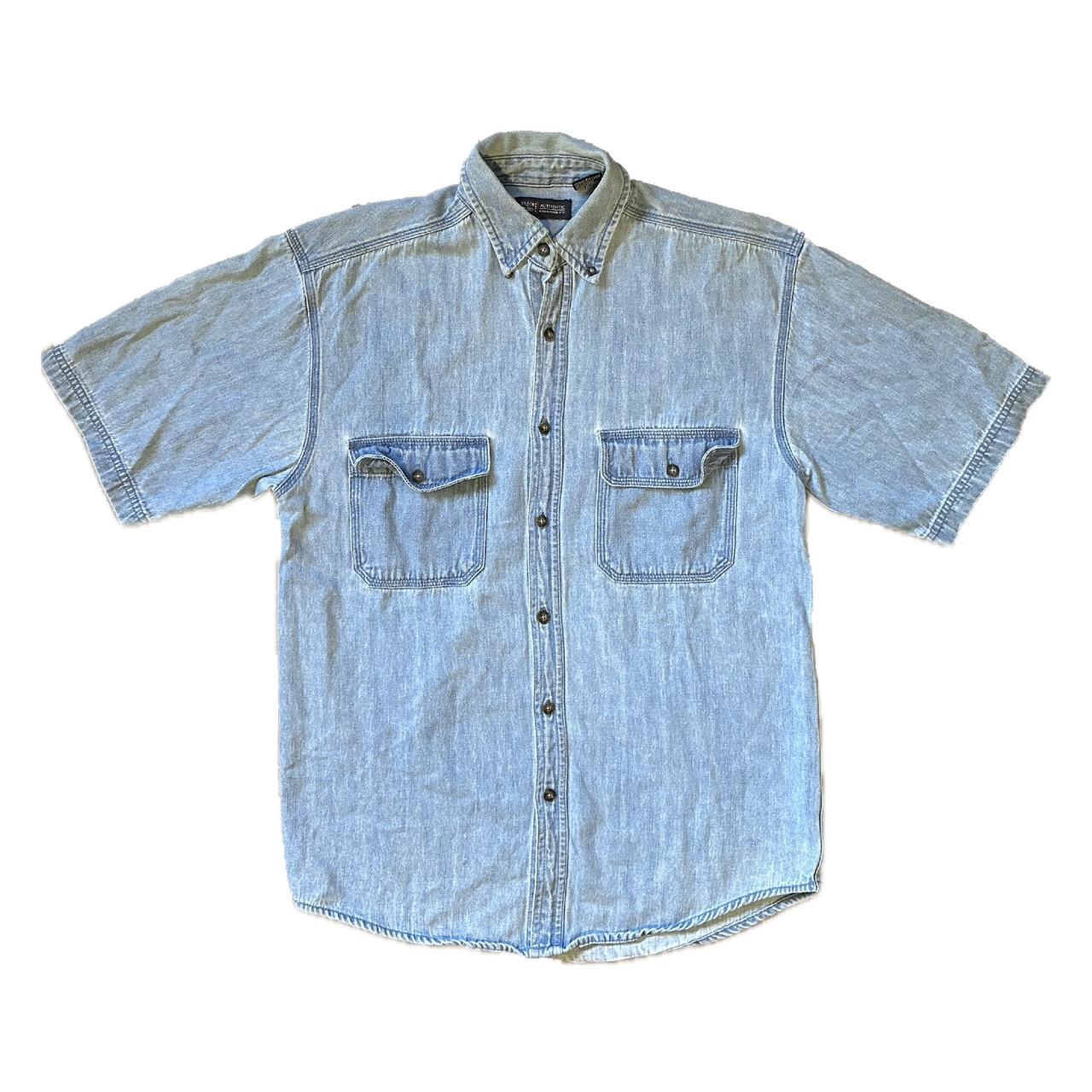 NY Jeans Denim Cotton Snap Button Shirt. - Etsy