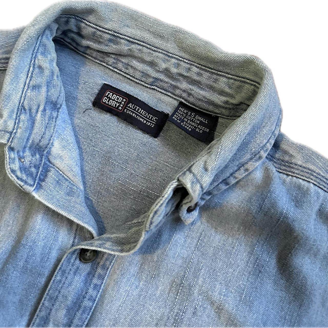 mens size lg faded glory jean shirt | eBay
