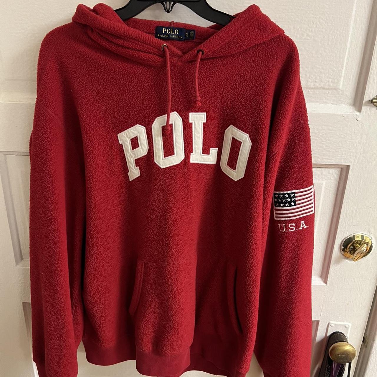 Polo usa fleece hoodie online