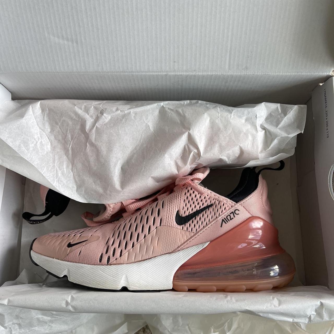 Nike women's air max 270 trainer coral outlet stardust