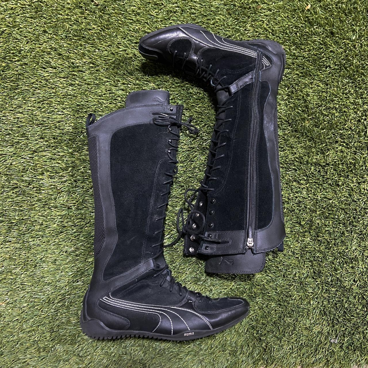 puma thigh high boots