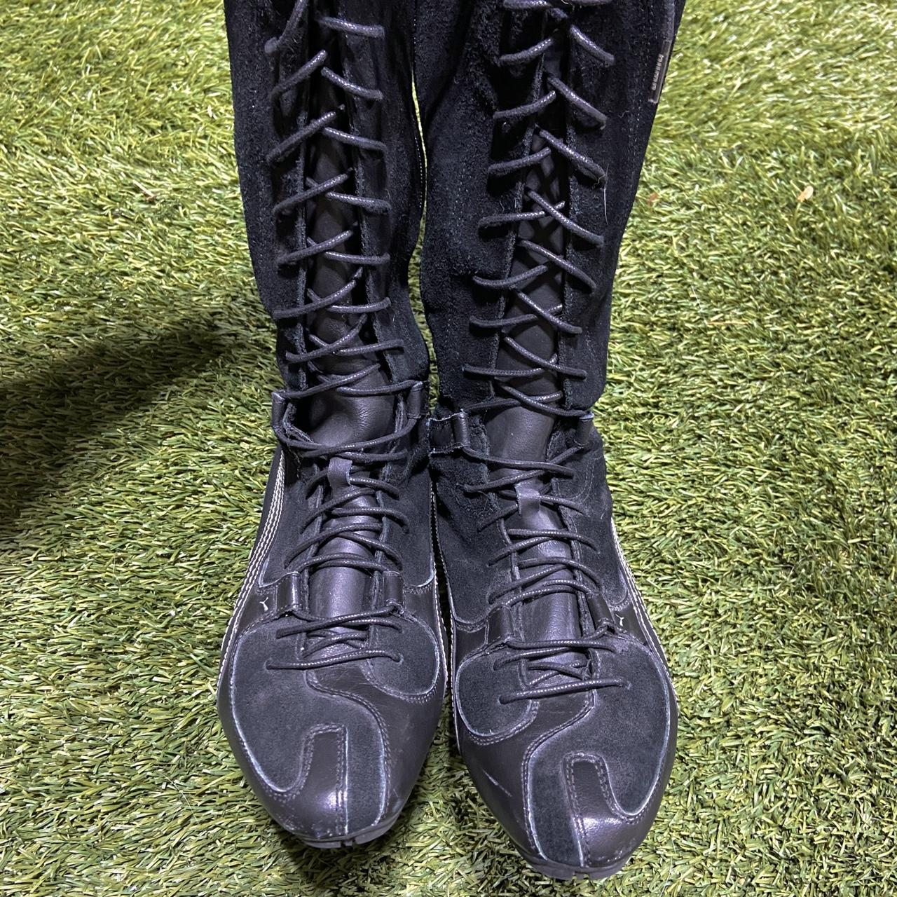 puma thigh high boots