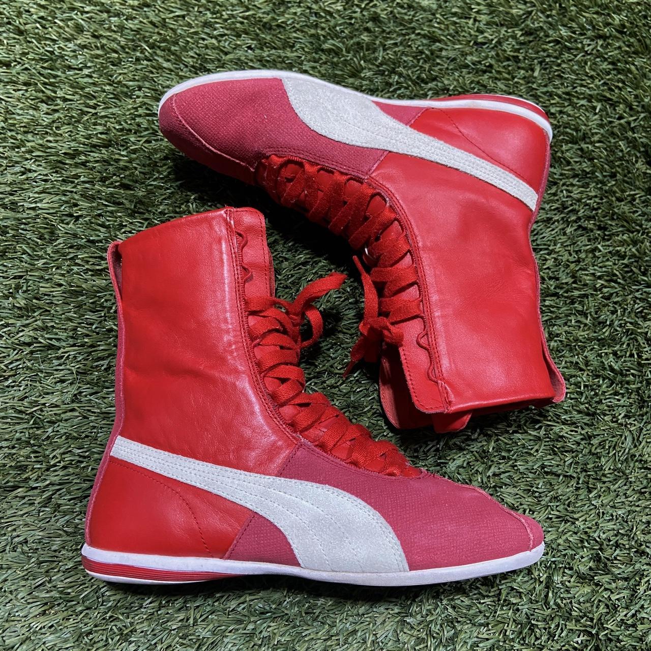 🥊Puma Boots🥊 Y2K Puma wrestling boxing boots.... Depop