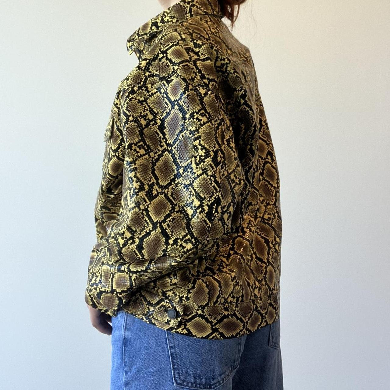 Good American snake skin print shops oversized hoodie