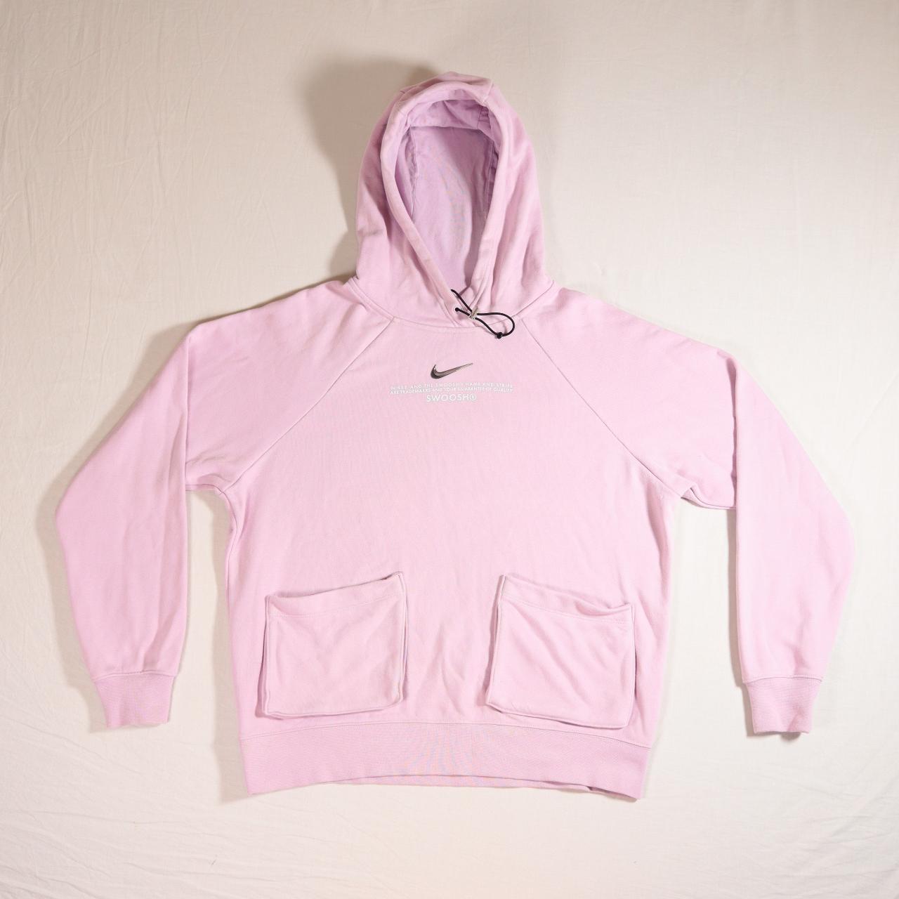 nike swoosh lilac hoodie