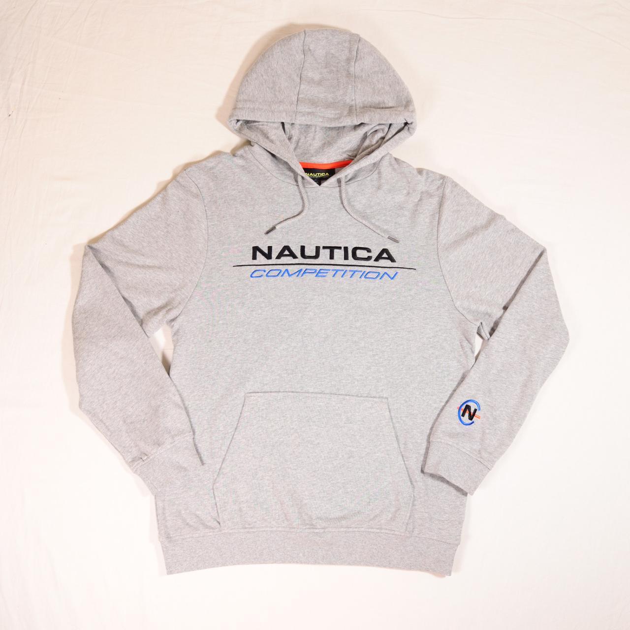 Nautica Competition Grey Lightweight Hoodie Size. Depop