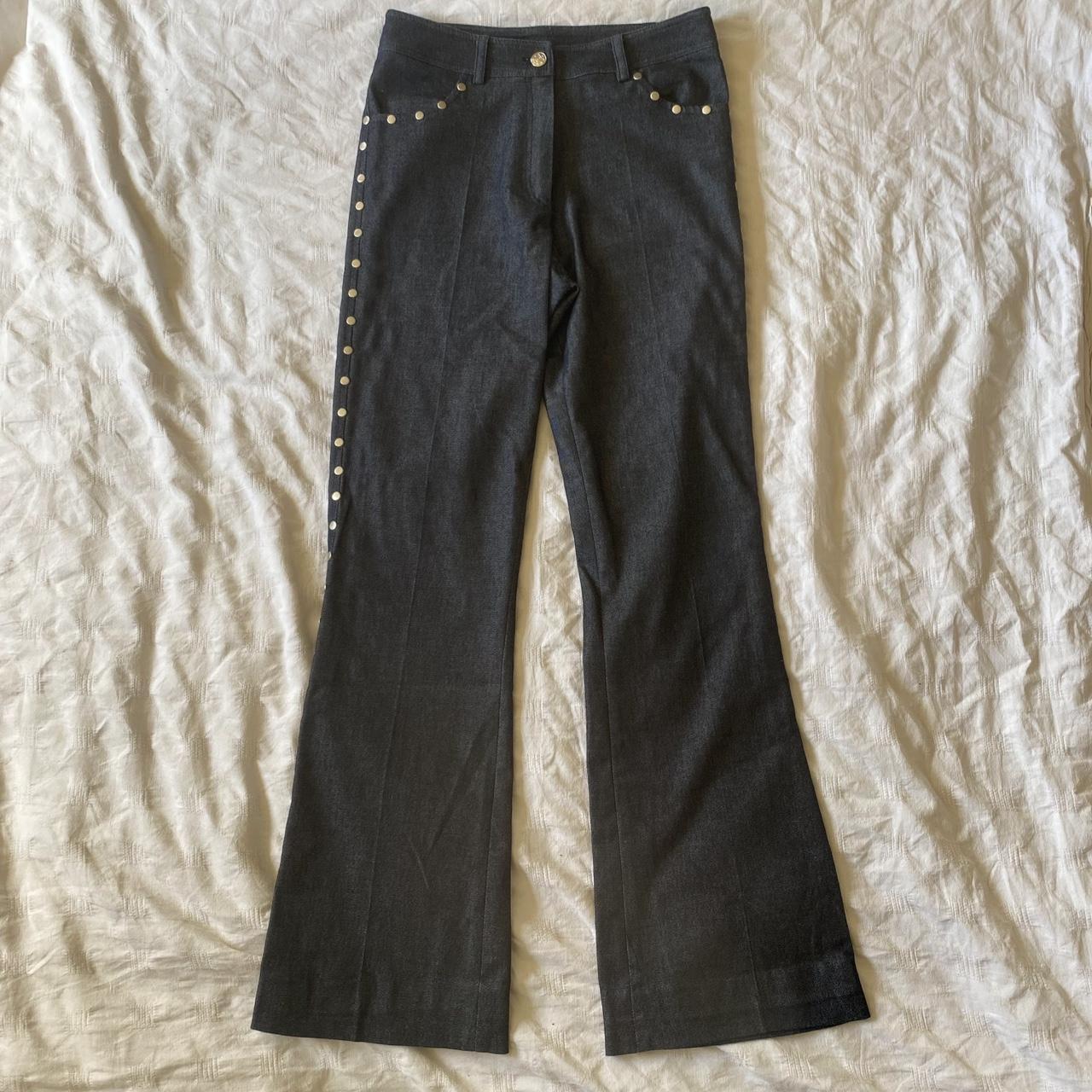 Jeans with studs 2024 down the side