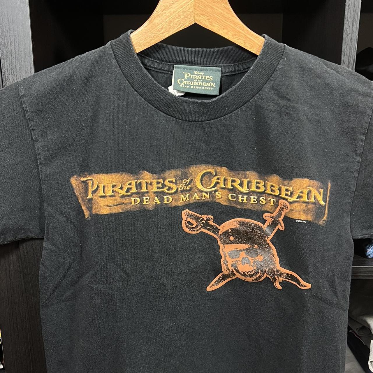 Vintage Pirates of the Caribbean Movie Promo T Shirt - Depop