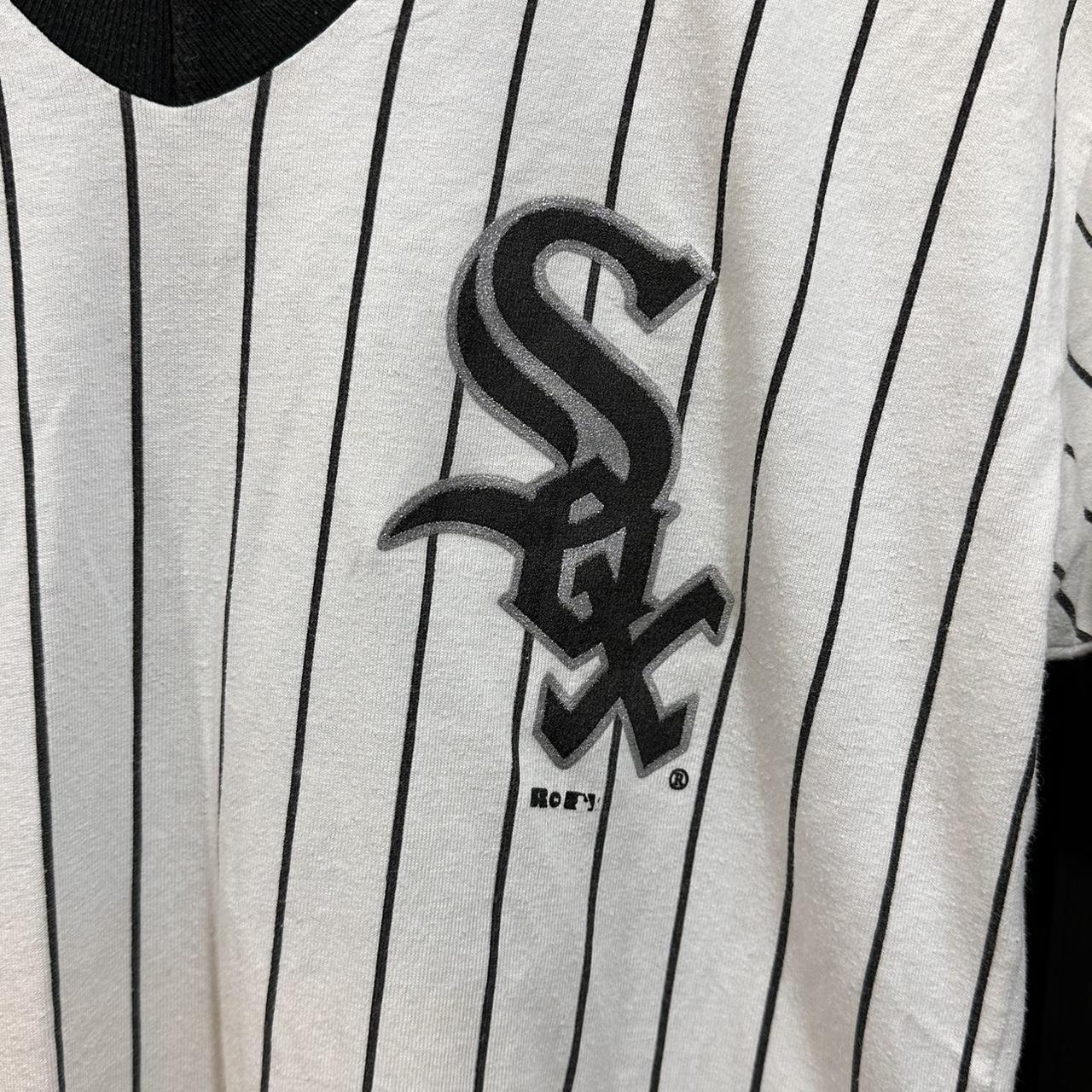 Vintage 1999 Chicago white Sox Cotton Jersey Youth - Depop