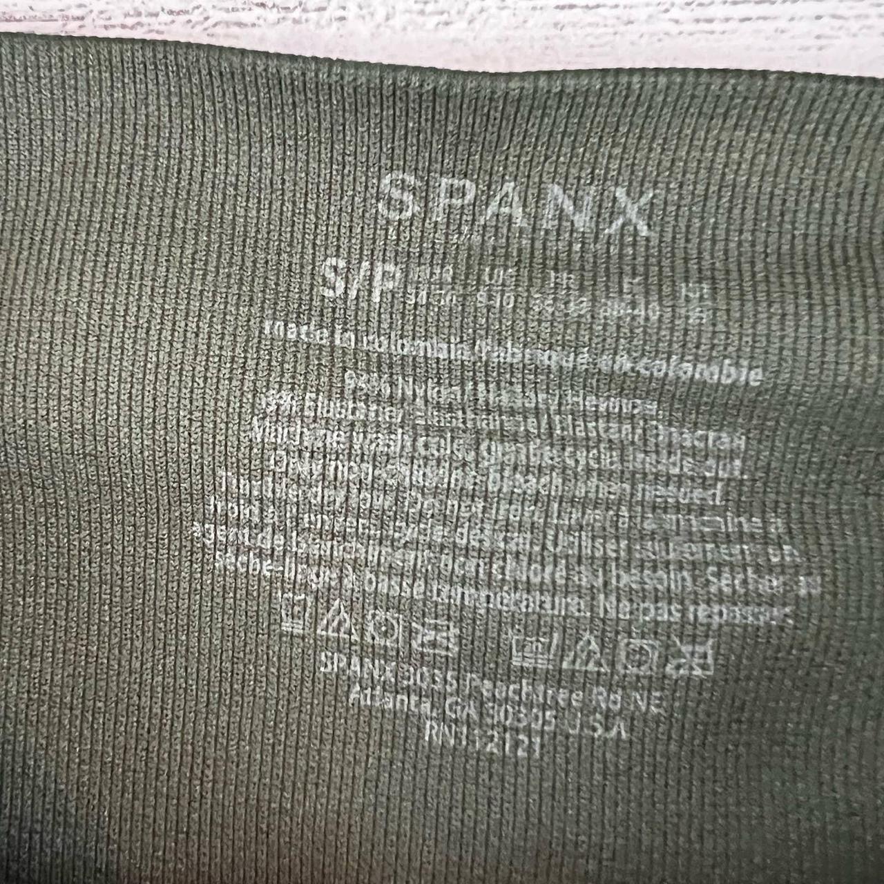 Spanx dark green high rise seamless leggings - all - Depop