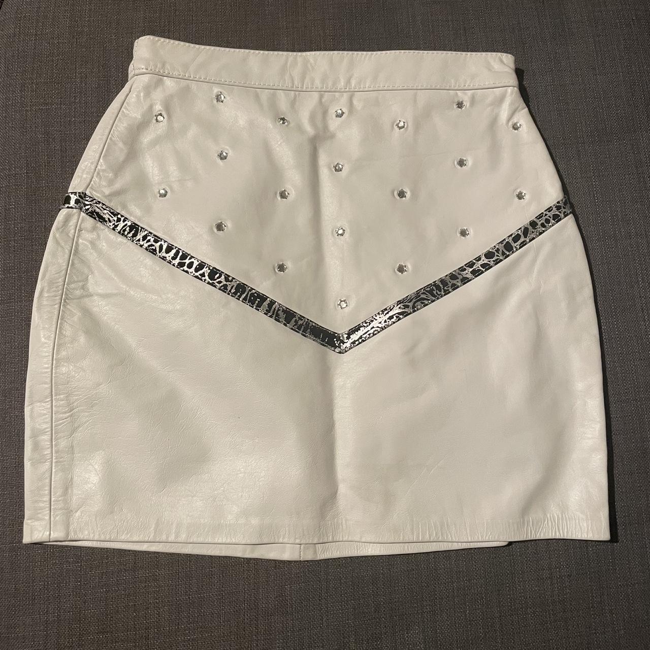 Vintage Women's Party Skirt - White/Cream - 8 – W… - image 1