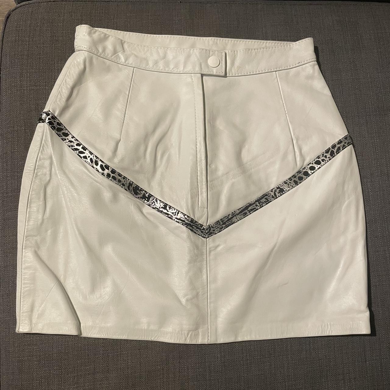 Vintage Women's Party Skirt - White/Cream - 8 – W… - image 4