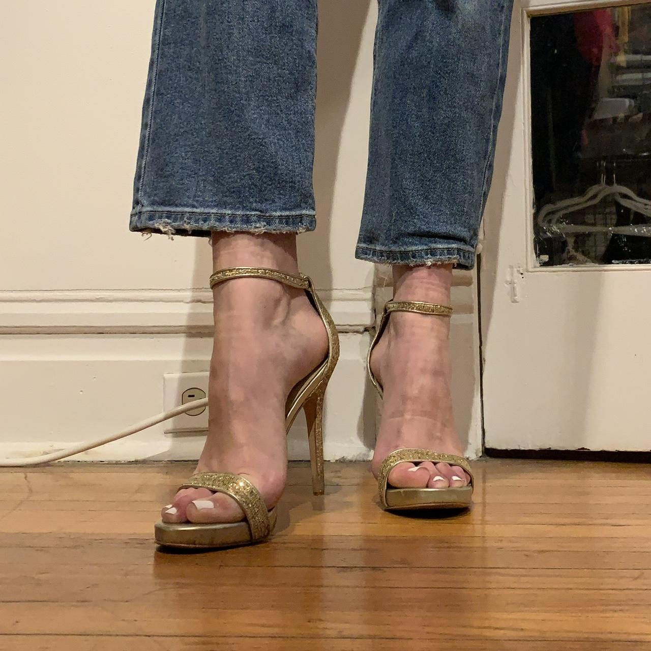 Sam edelman heels on sale gold