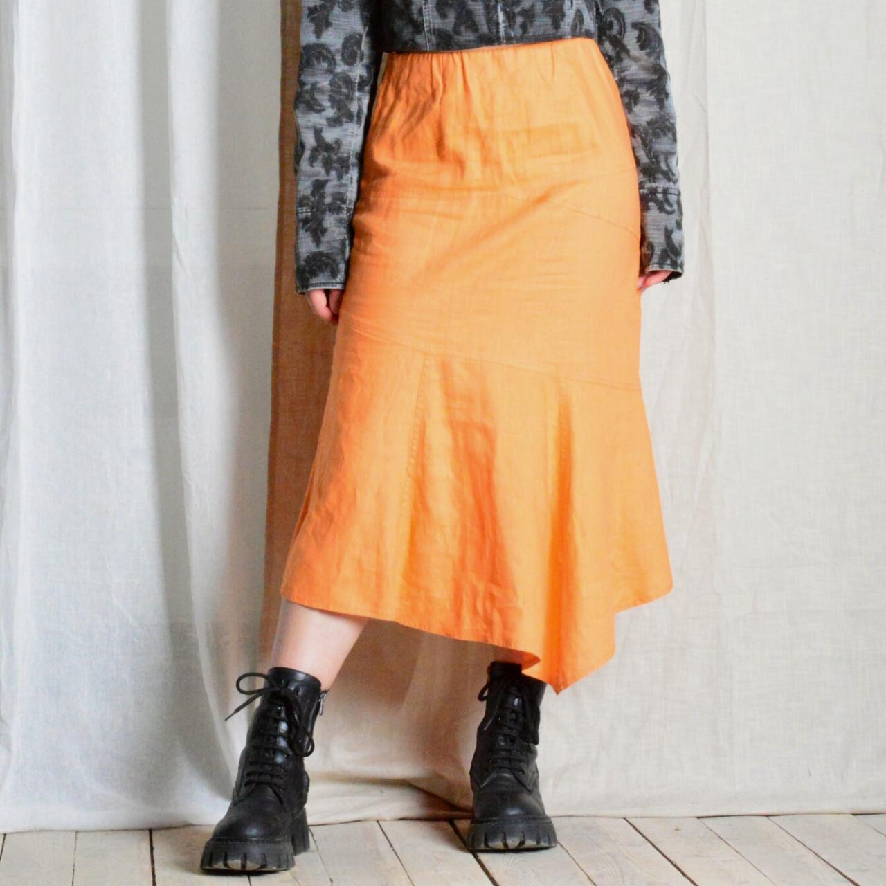 Linen skirt outlet 90s