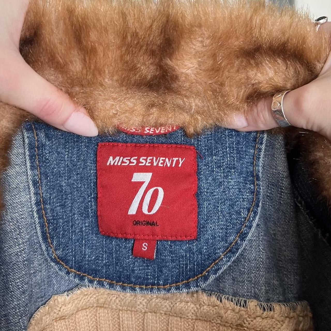 RARE Miss Seventy Jacket Fur Lined, Zipper | Depop