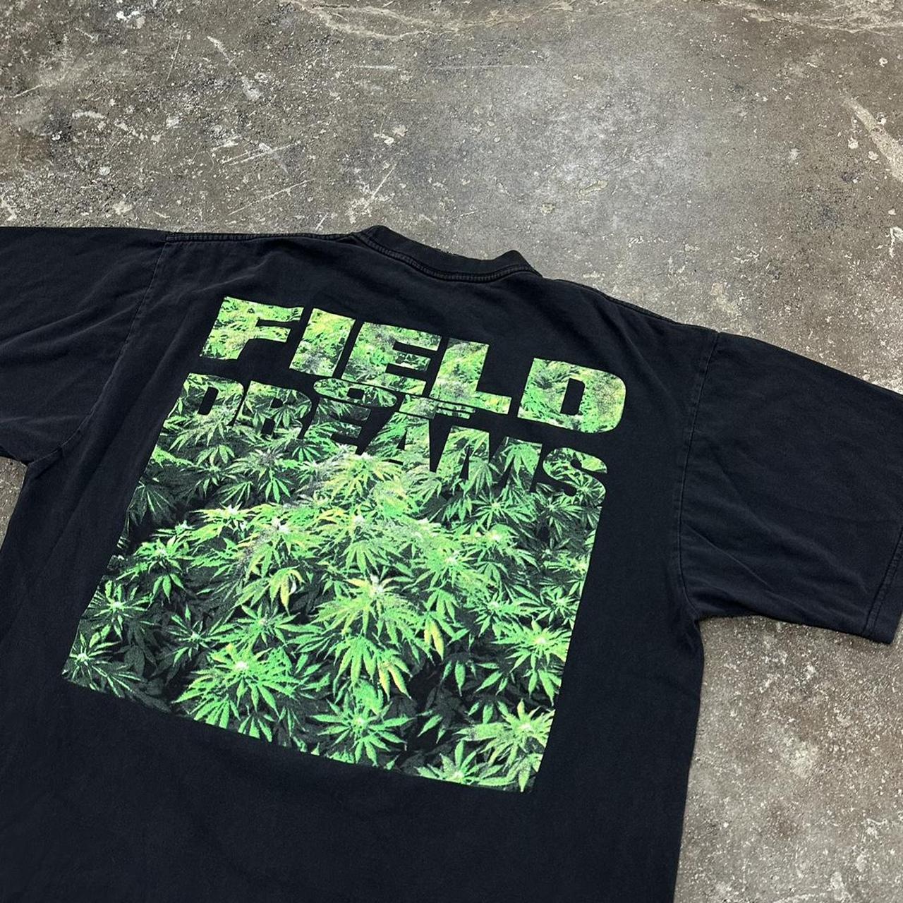 Vintage 90s Field of Dreams Weed Leaf Cannabis...