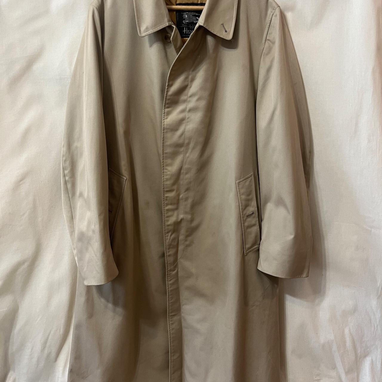 Burberry Coat Vintage 80s 90s Made in England Size 54 Depop