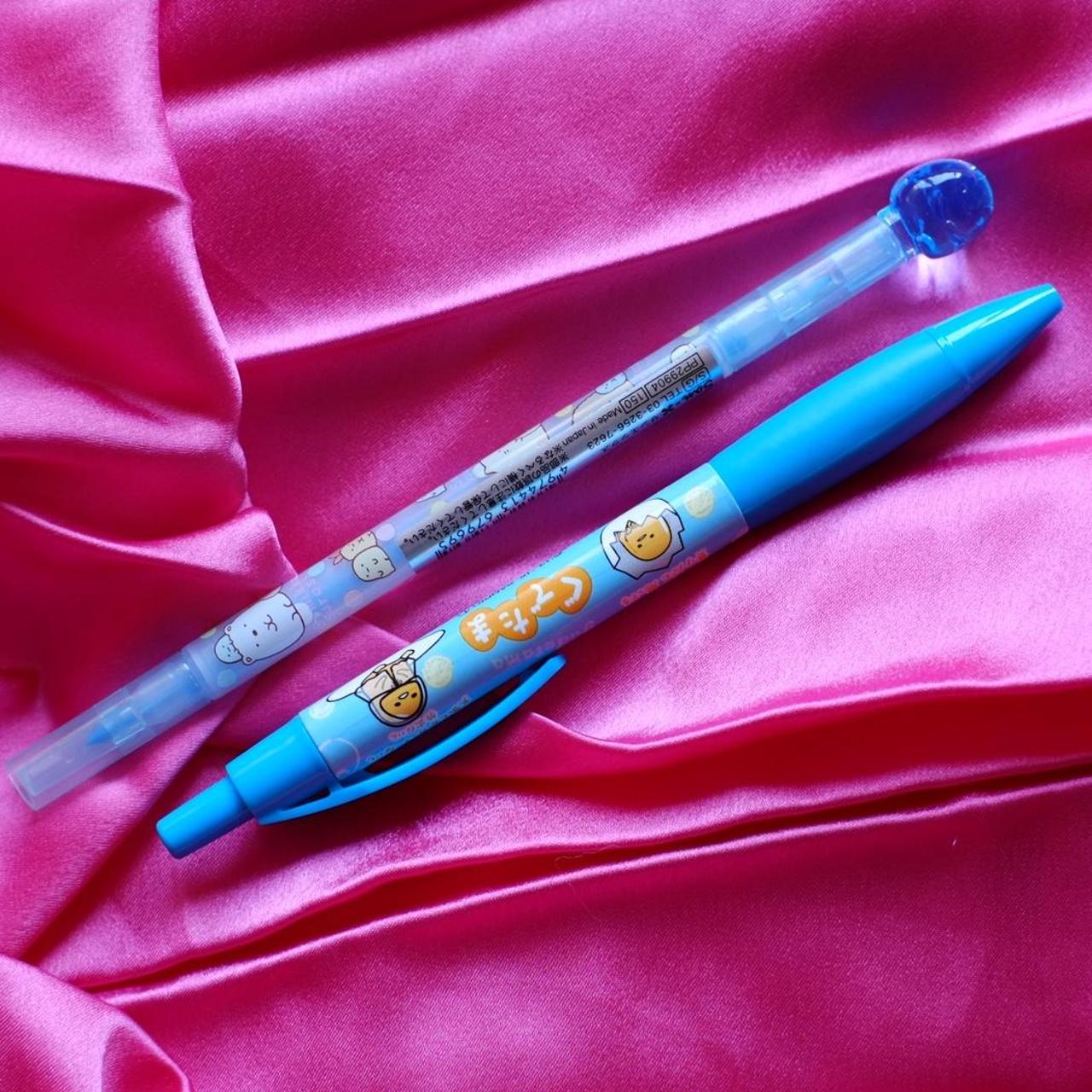 Pair of blue Japanese Pens Featuring Kawaii Sanrio... Depop