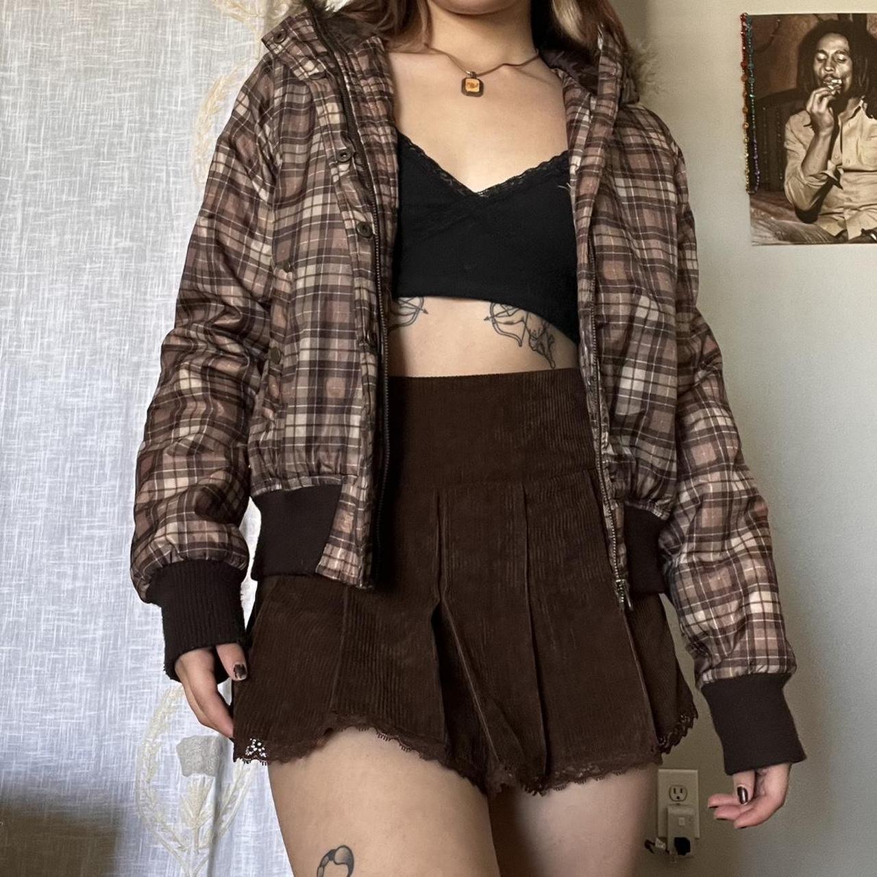 Women's Brown and Tan Jacket | Depop